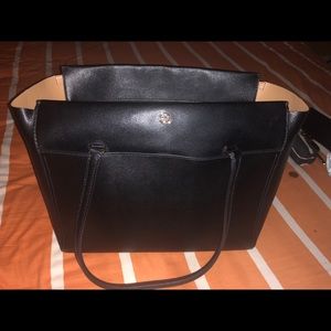Tory Burch Parker Tote (Large) (Black)